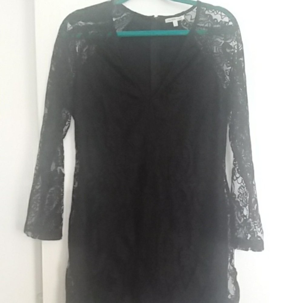 Charlotte Russe Black Lace Dress Size L